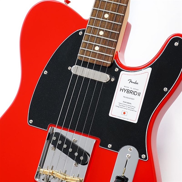 Fender Made in Japan Hybrid II Telecaster (Modena Red/Rosewood