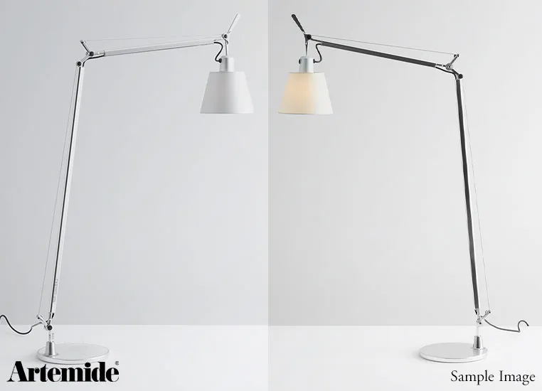 Tolomeo Basculante Reading Floor （Grey Satin） ｜ Artemide