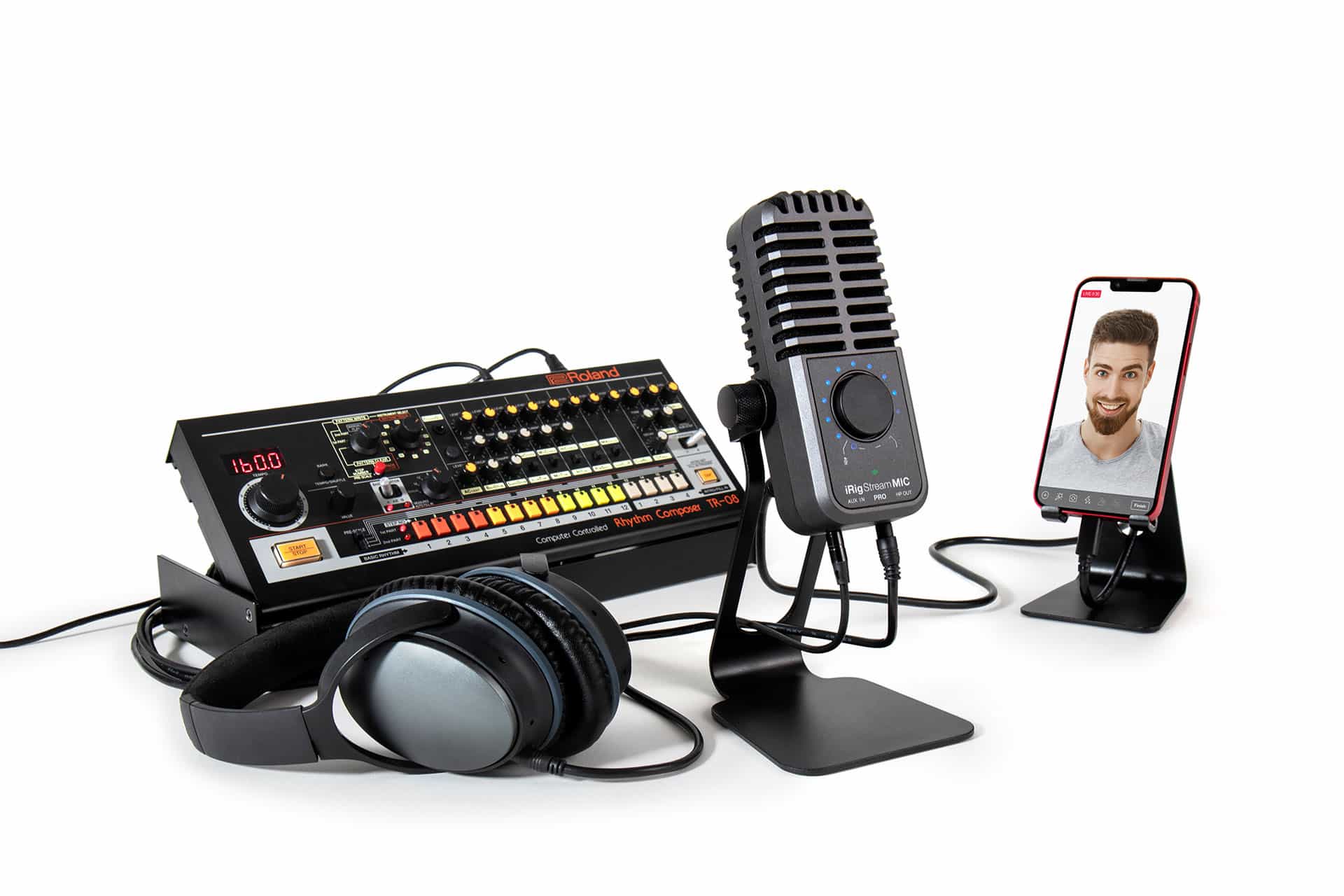 iRig Stream Mic Pro - Compact multi-pattern microphone and stereo