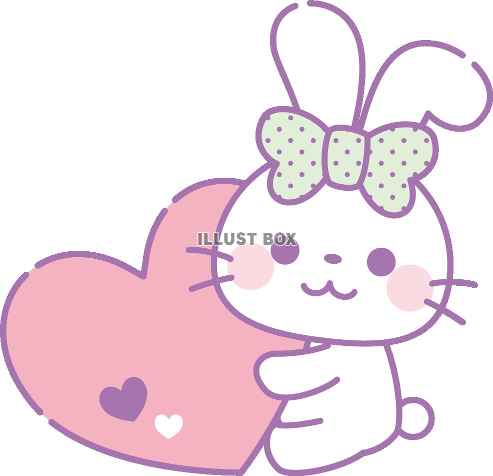 ゆめかわなうさぎ：イラスト無料