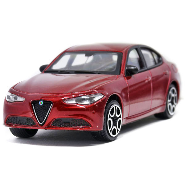 1/43 Alfa Romeo純正GIULIAミニチュアモデル(レッド) : イタリア自動車