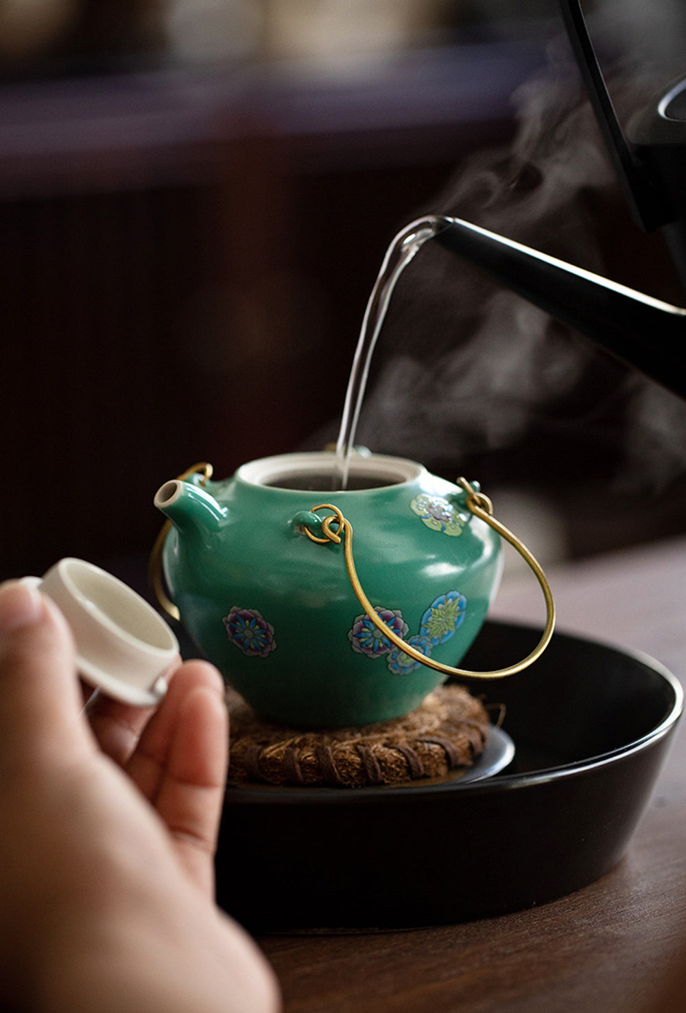 IwaiLoft 小さいなティーポット 急須 手作り お茶ポット 中国茶 台湾茶