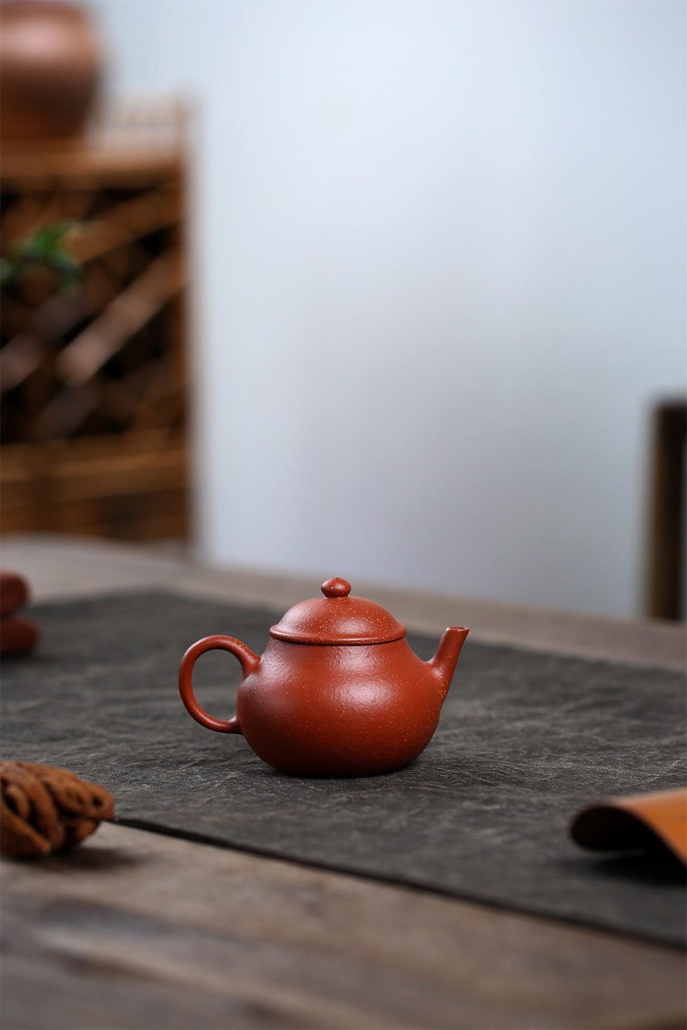 IwaiLoft 本番 中国宜興 紫砂 茶壺 急須 オシャレ 紫砂壷 中国茶器 竹