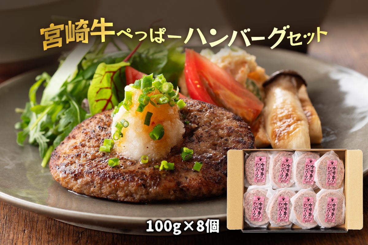 宮崎牛ぺっぱーハンバーグセット: JAみやざき Tege Mahalo|【JA