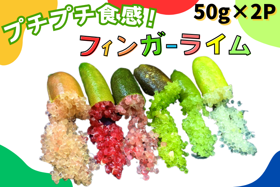 50g×2P入〉長崎県産 フィンガーライム（JA島原雲仙）: もぐもぐ