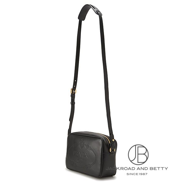 レザー ショルダーバッグ ブラック 黒[1BH089 2EBJ F0002] Leather