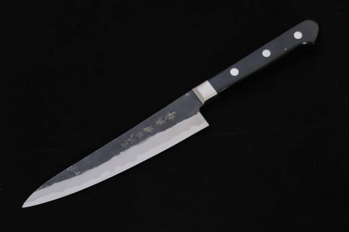 邑田武峰作 古式百錬黒打ぺテ135mm・両刃 | 日本刃物総本店