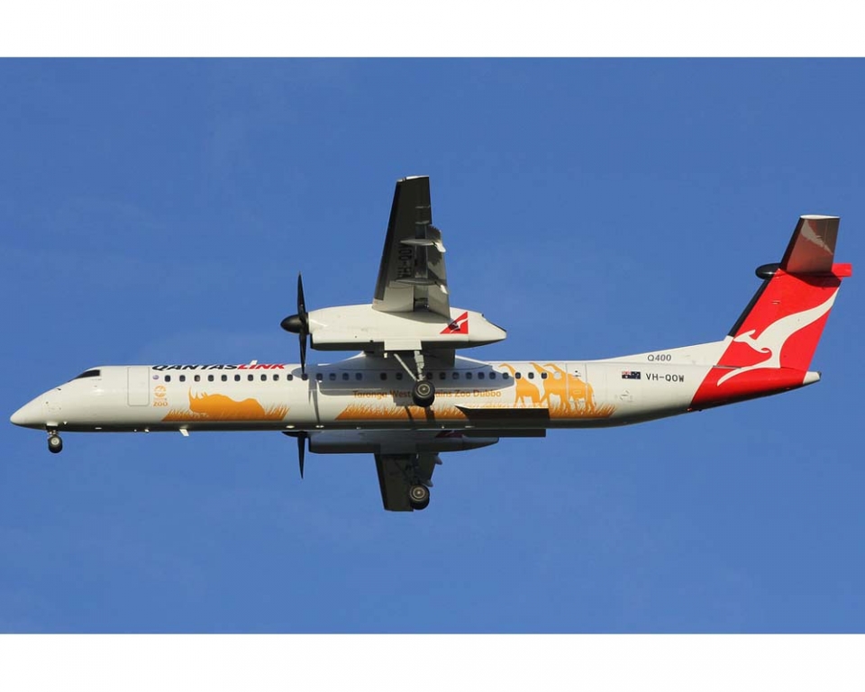 www.JetCollector.com: JC WINGS QANTAS DASH 8 Q-400 TARONGA ZOO W