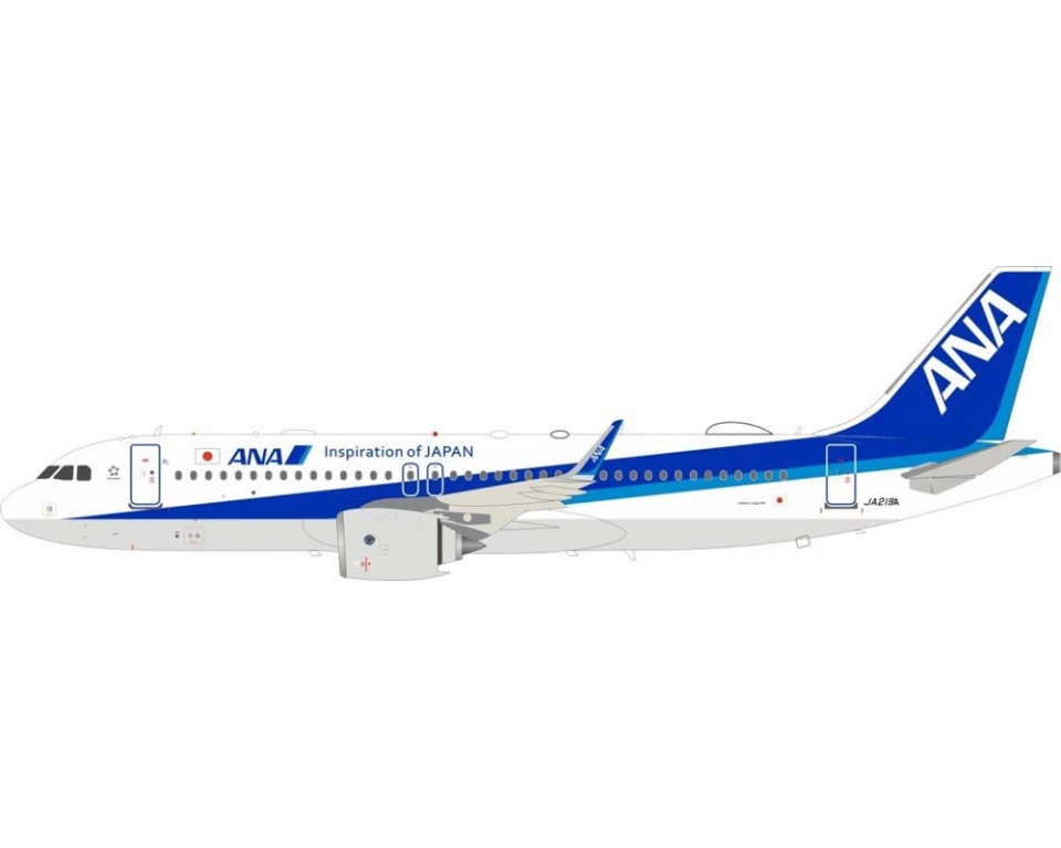 www.JetCollector.com: JFOX ANA - ALL NIPPON A320 w/stand JA219A 1