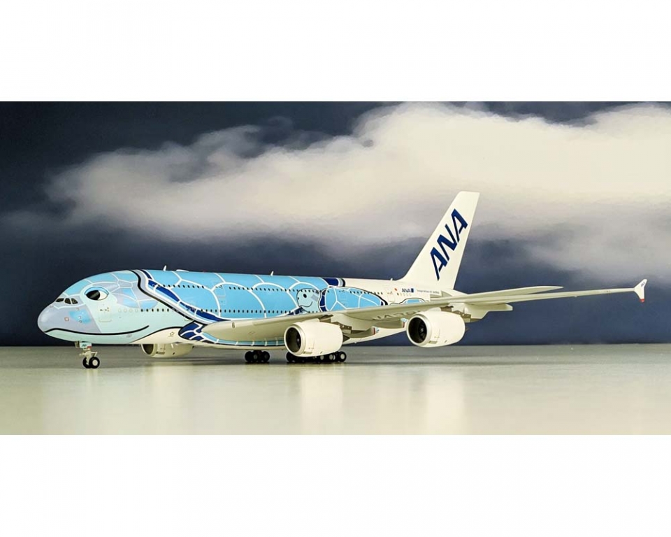 www.JetCollector.com: ANA All Nippon Airbus A380 JA381A Flying