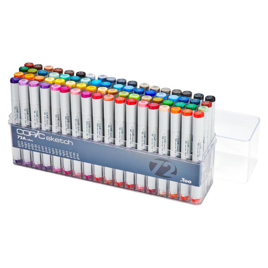 Copic Sketch Markers Set A (Set of 72) | Jerry's Artarama