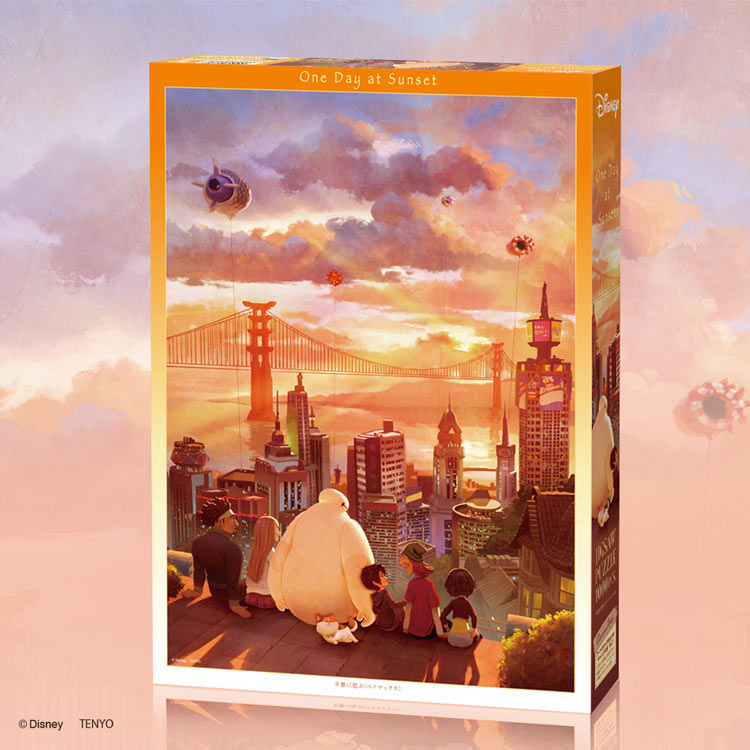 TEN-D1000-879 ディズニー 夕景に偲ぶ(ベイマックス） 1000ピース