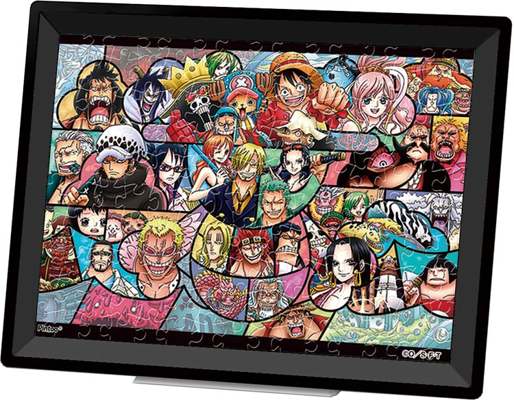 ENS-MA-C08 ワンピース まめパズル クリア 新世界大冒険！ 150ピース