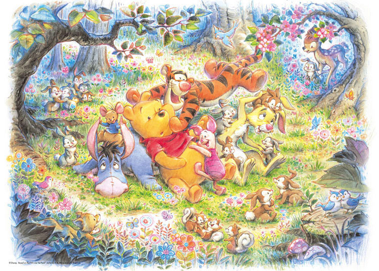 TEN-D500-421 ディズニー なんとなく しあわせ（くまのプーさん） 500