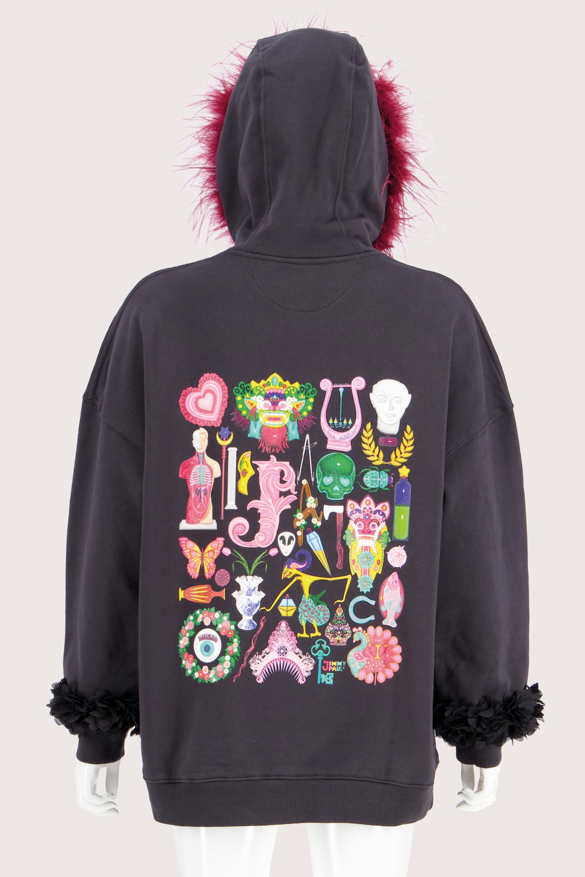 Oversized Wunderkammer Hoodie - Black – JimmyPaul