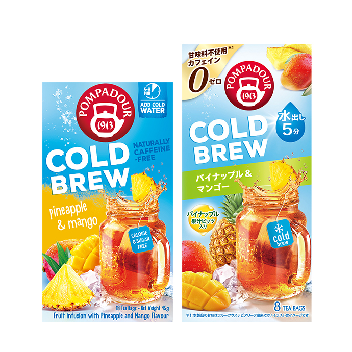 ポンパドール コールドブリュー ピーチ＆パッションフルーツ | 商品