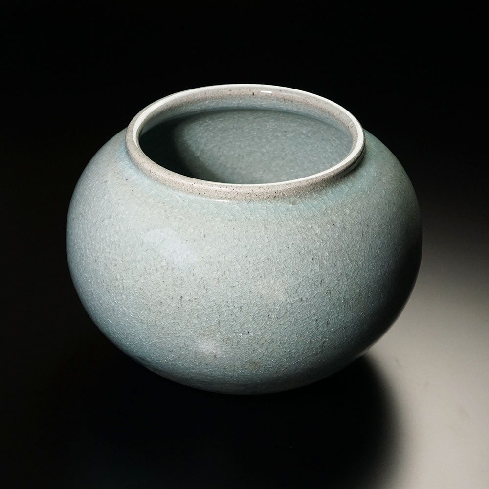 有田焼】青瓷花器 (初代真右衛門作)