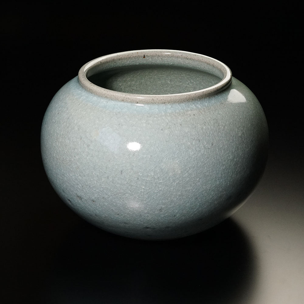 有田焼】青瓷花器 (初代真右衛門作)