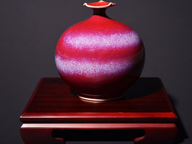 限定花瓶】真右エ門窯：桐箱入贈答品
