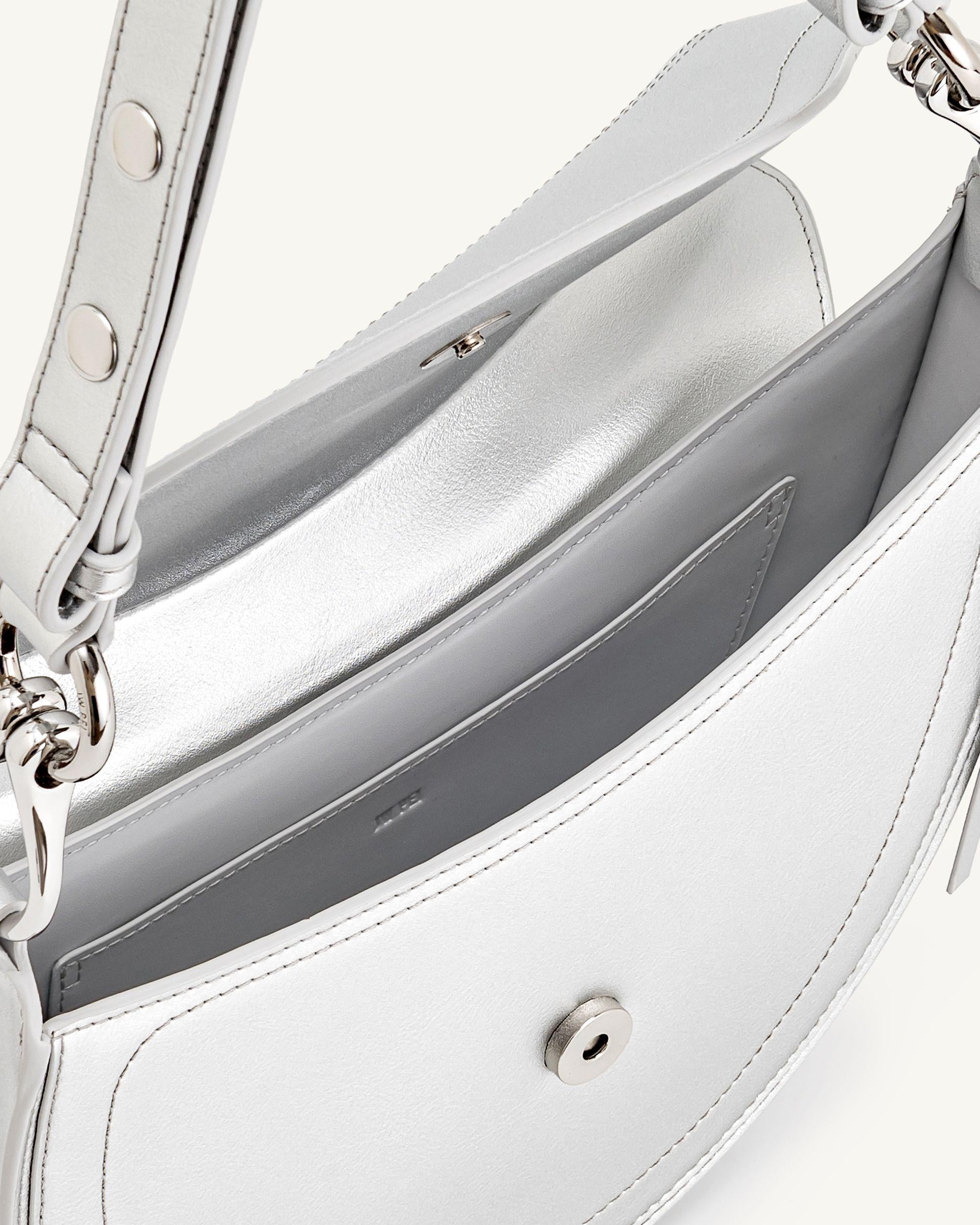 Ashlie Crossbody Bag - Silver | JW PEI