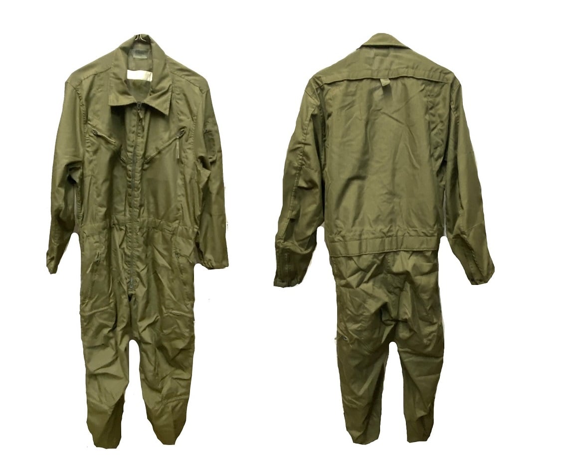 Crewman Vehicle Combat Coveralls, OD Large Short NEW - Omahas Army