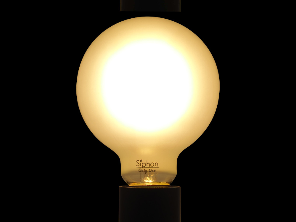 フィラメントLED電球「Siphon」 Ball95 LDF74 フロスト ボール95 Only One