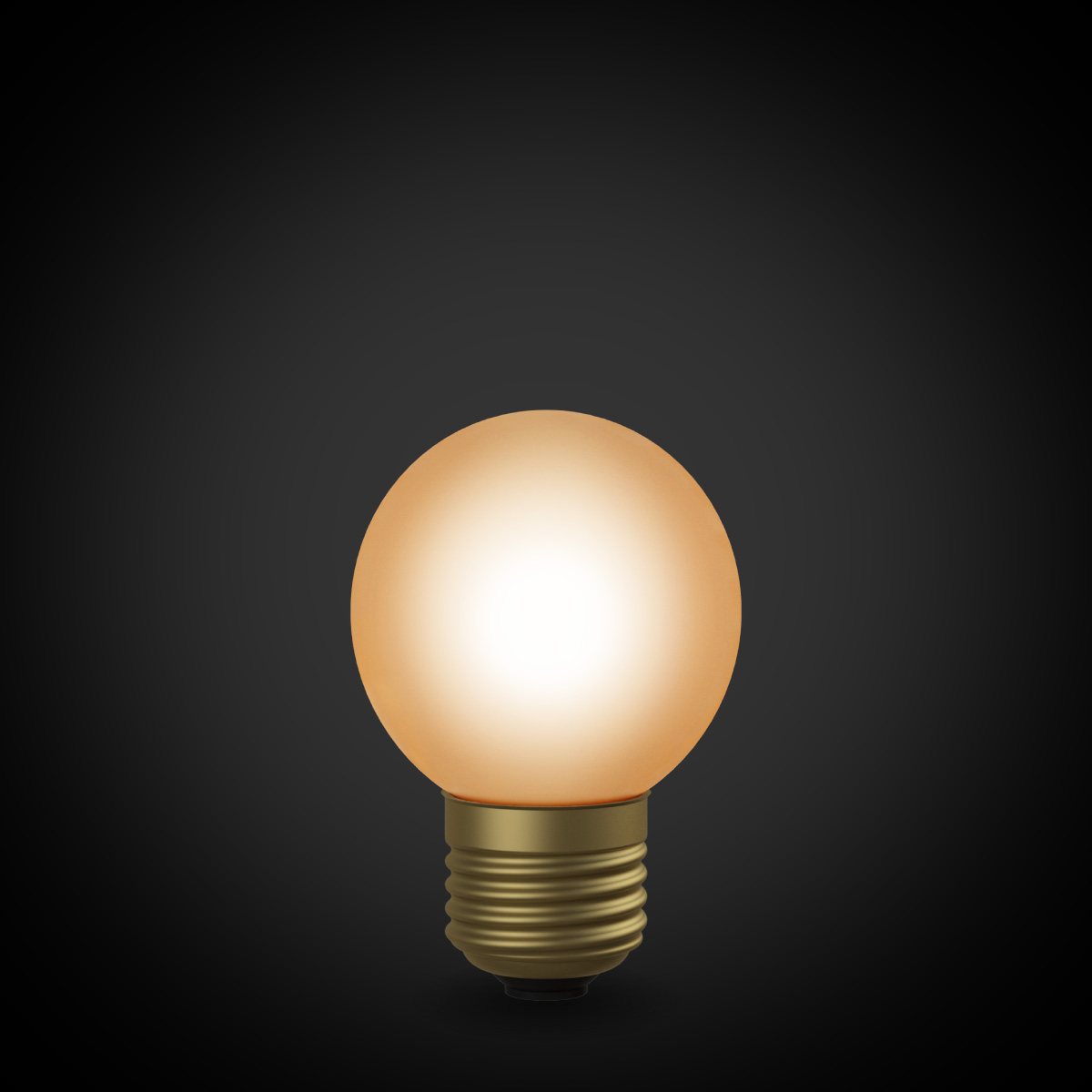 フィラメントLED電球「Siphon」 Ball50 LDF79D ホワイト ボール50 Only One