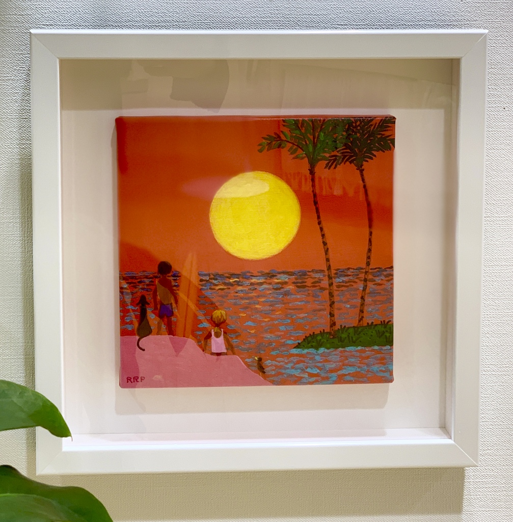 ☆Mahalo☆専用Hawaiianpaint KAN ハワイ アン 絵 ☆Mahalo☆専用