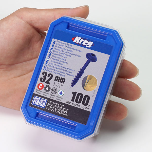 Kreg ブルーコートスクリュー 32mm 粗目 (100本入) | つくる人をシゲキ