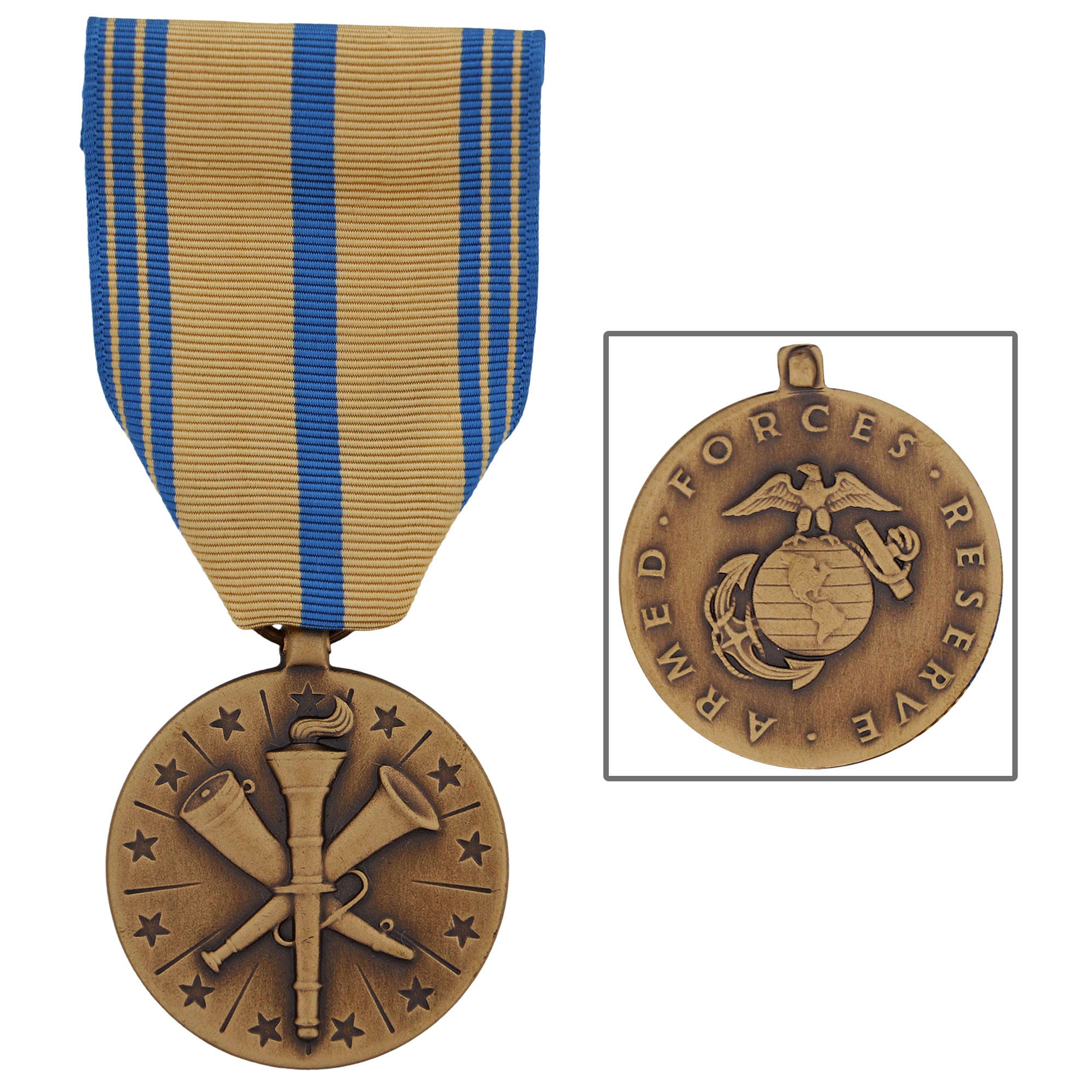 Marine Corps Armed Forces Reserve Medal - Non-Anodized - Insignia