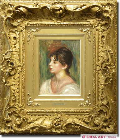 ルノワール 若い女性の肖像 | 絵画など美術品の販売と買取 | 東京
