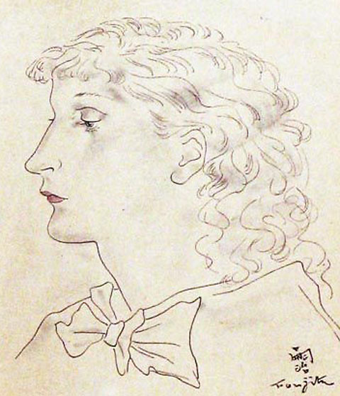 藤田嗣治 婦人像（マドレーヌ） | 絵画など美術品の販売と買取 | 東京