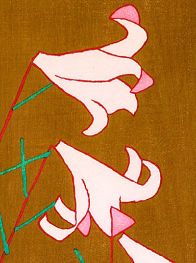 熊谷守一 笹百合 | 絵画など美術品の販売と買取 | 東京・銀座 おいだ美術