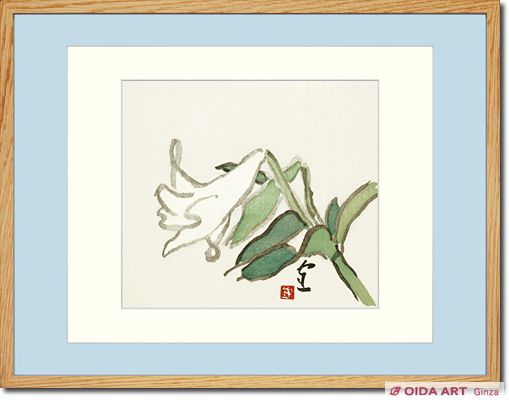 熊谷守一 ゆり | 絵画など美術品の販売と買取 | 東京・銀座 おいだ美術