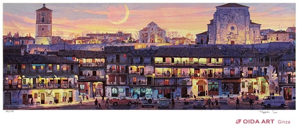 笹倉鉄平 マヨール広場 | 絵画など美術品の販売と買取 | 東京・銀座