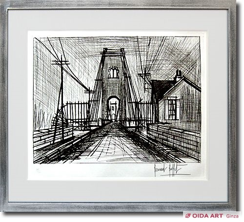 ベルナール・ビュッフェ ブラヴェ川に架かる橋 | 絵画など美術品の販売