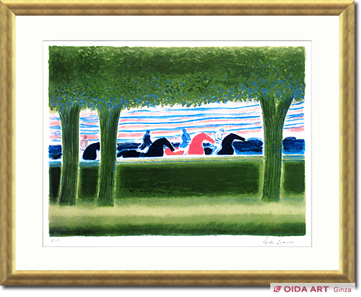 ブラジリエ 乗馬 | 絵画など美術品の販売と買取 | 東京・銀座 おいだ美術