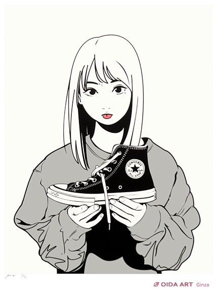 Backside works. 履かないの？(Black × Black) | 絵画など美術品の販売
