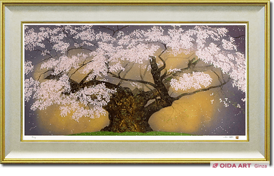 中島千波 樹霊淡墨櫻 | 絵画など美術品の販売と買取 | 東京・銀座 おい