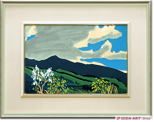 小堀進 桐の花咲く | 絵画など美術品の販売と買取 | 東京・銀座 おいだ美術