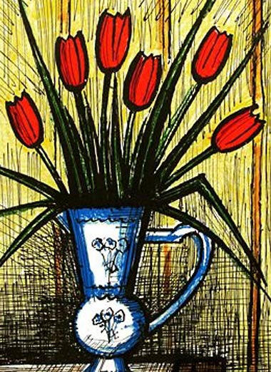 ベルナール・ビュッフェ チューリップ | 絵画など美術品の販売と買取