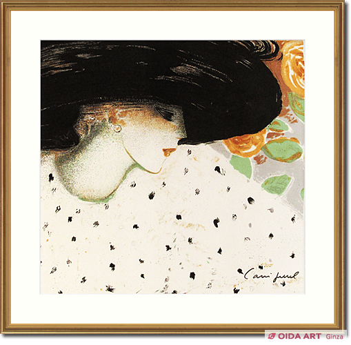 カシニョール 黒い帽子の婦人 | 絵画など美術品の販売と買取 | 東京