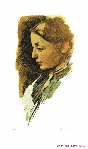 小磯良平 娘たち‐C | 絵画など美術品の販売と買取 | 東京・銀座 おいだ美術