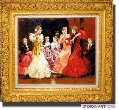 斉藤三郎 踊り小屋 | 絵画など美術品の販売と買取 | 東京・銀座 おいだ美術
