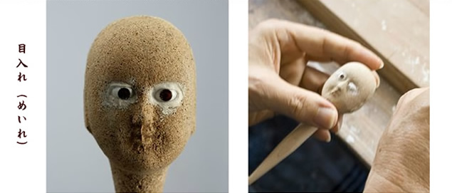 桐塑頭（とうそがしら）人形の制作工程 - 人形師【岡むら】千葉県千葉市