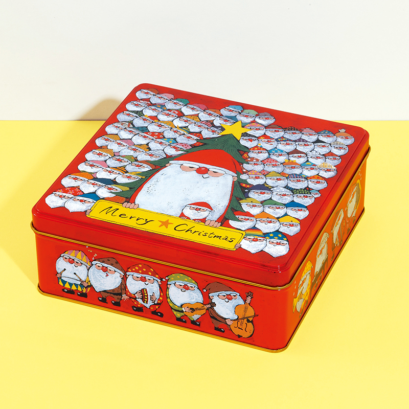 100人サンタ缶 - お菓子のミカタ
