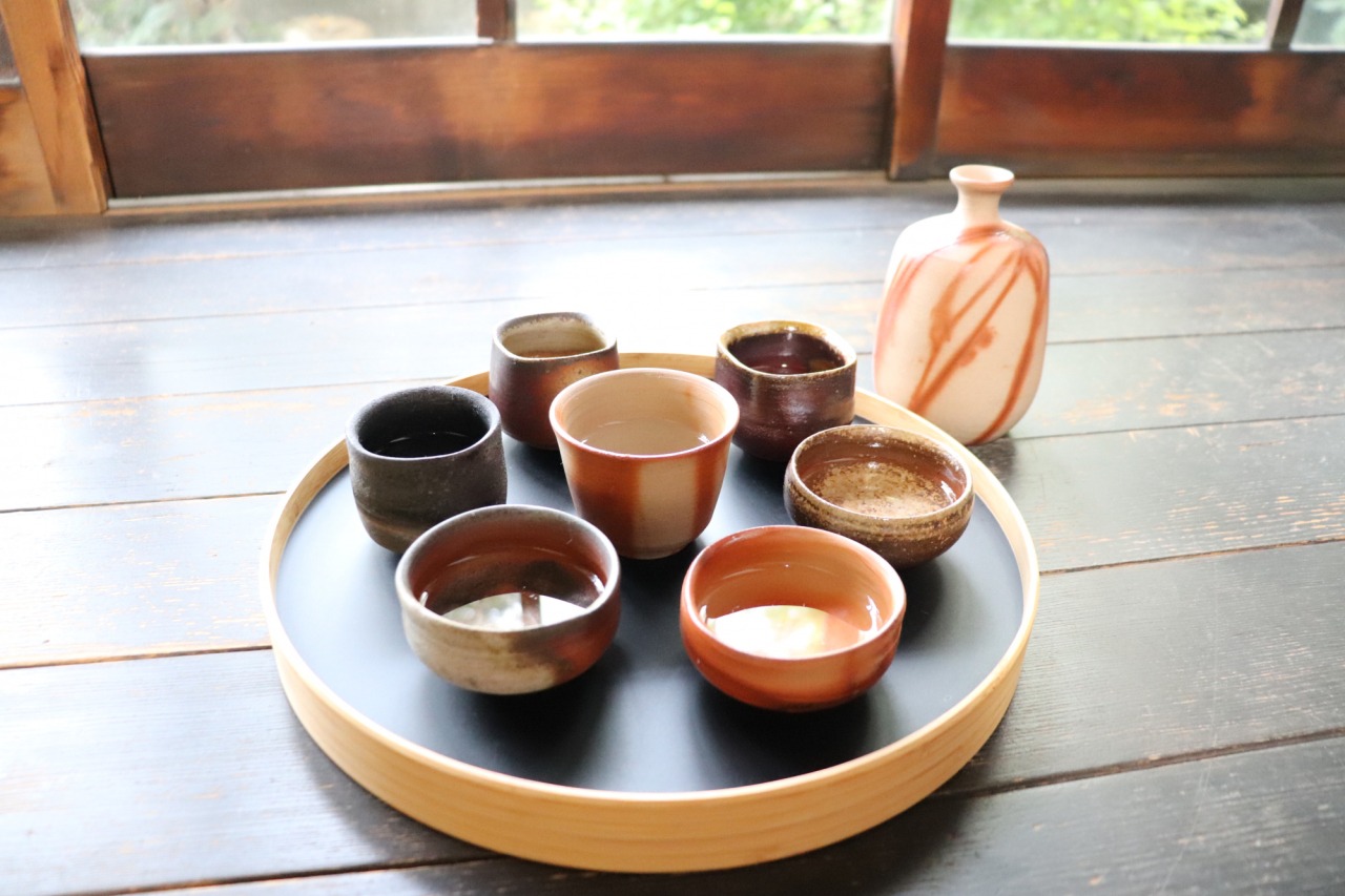 備前焼で食事や日本酒飲み比べもできる「ゑびすや荒木旅館」＆「備前焼