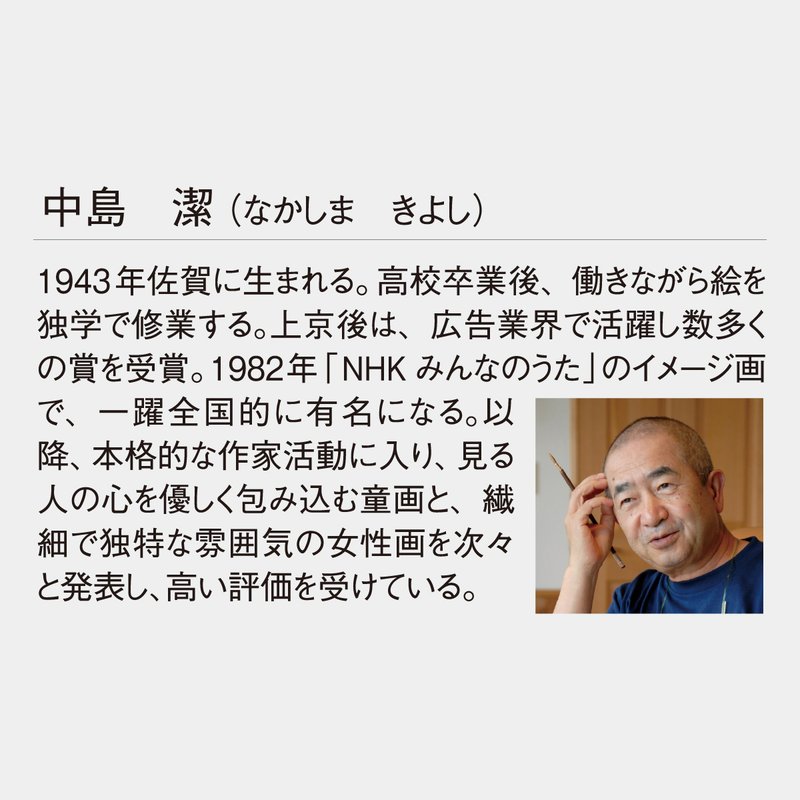 NK-406 【フィルム】風の詩・中島潔作品集2026年版の名入れカレンダー
