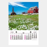 TD-521 【フィルム】世界風景2026年版の名入れカレンダーを格安で販売