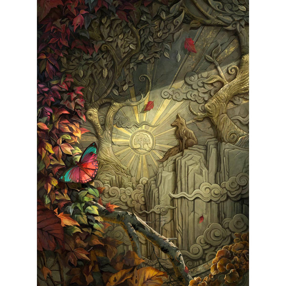 Forest (Secret Lair) Print - Original Magic Art